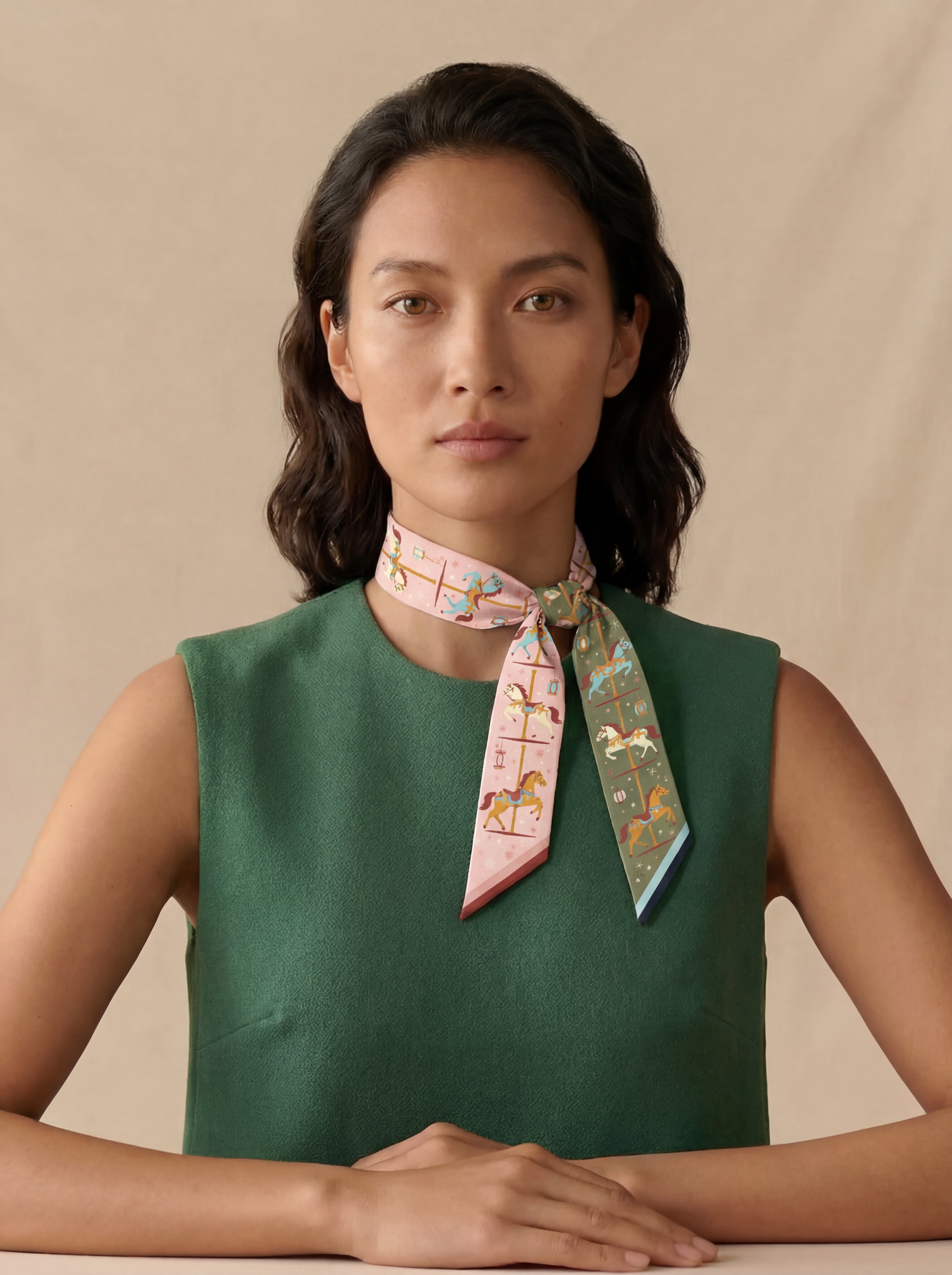 seree Year of the Horse — Silk Twilly