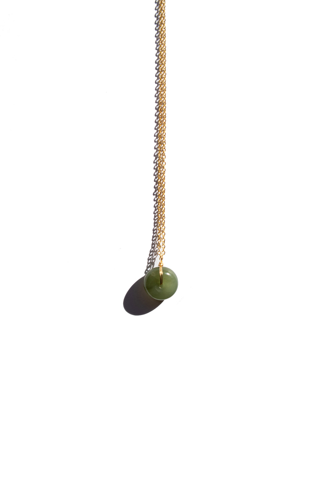 Coin-Green-jade-hollow-necklace-Green