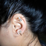 seree - Colette — Jade and Pearl Ear Cuffs