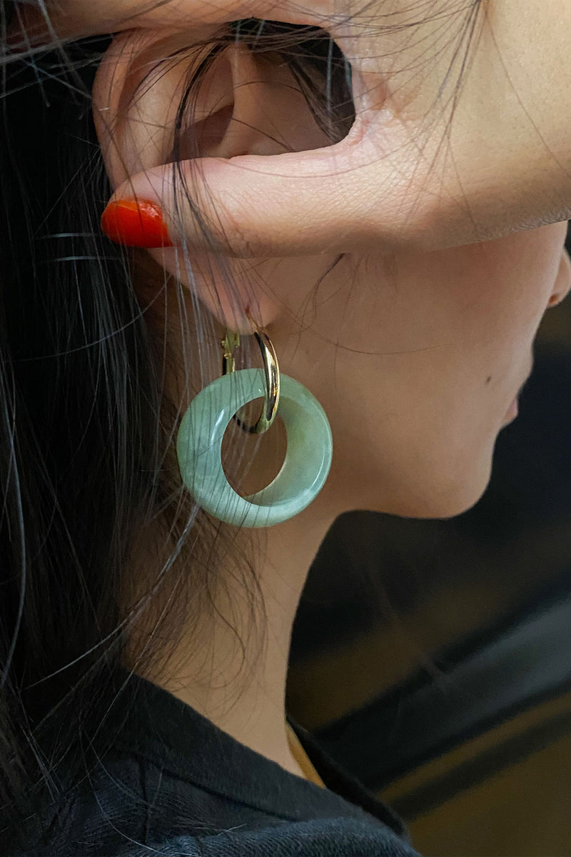 seree-amelie-chunky-single-statement-earring-in-quartzite