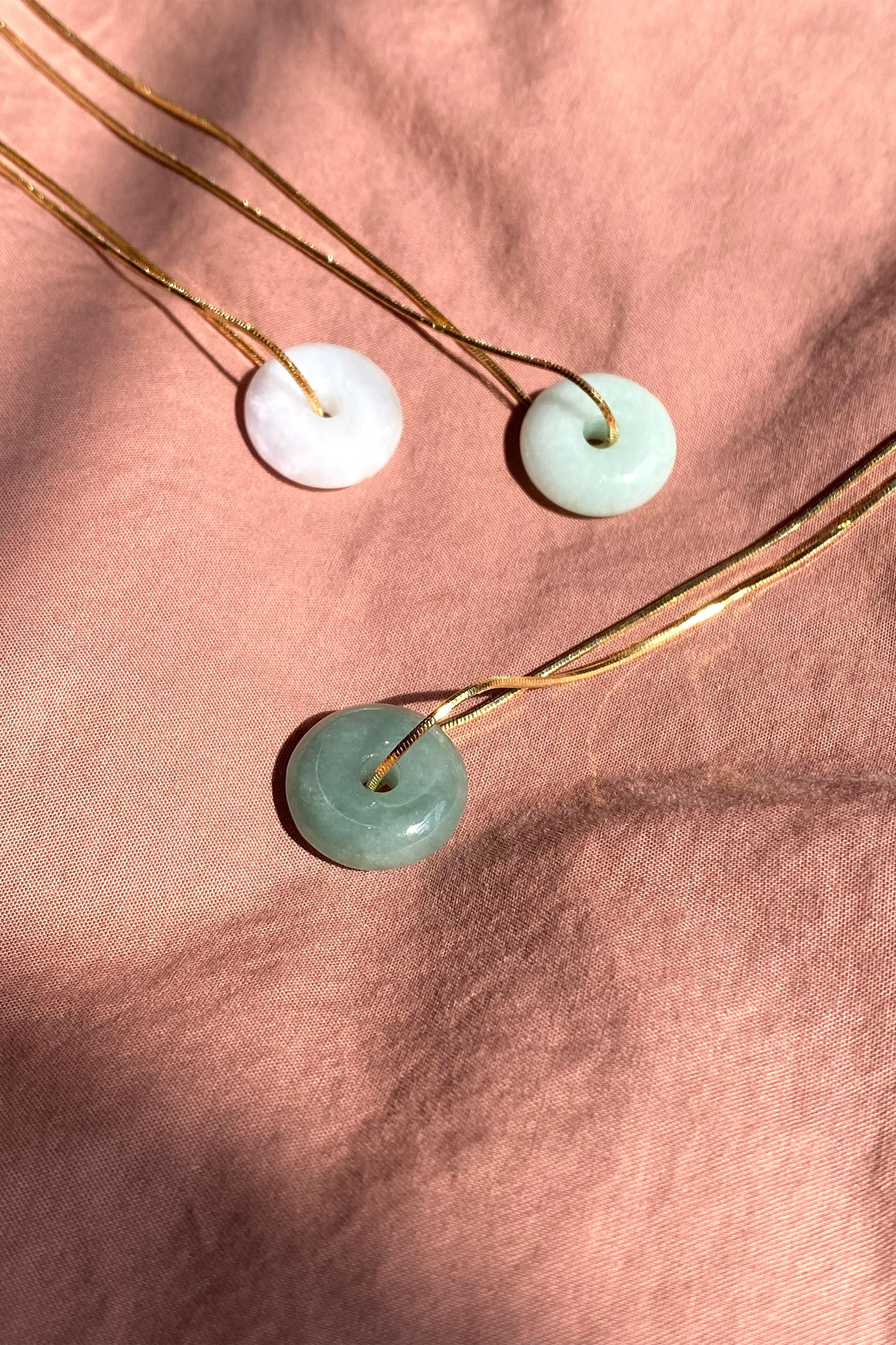 seree - Button — Jade Pendant Necklace
