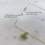 seree - Zodiac collection | Cancer — Jade stone necklace