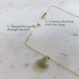 seree - Zodiac collection | Cancer — Jade stone necklace