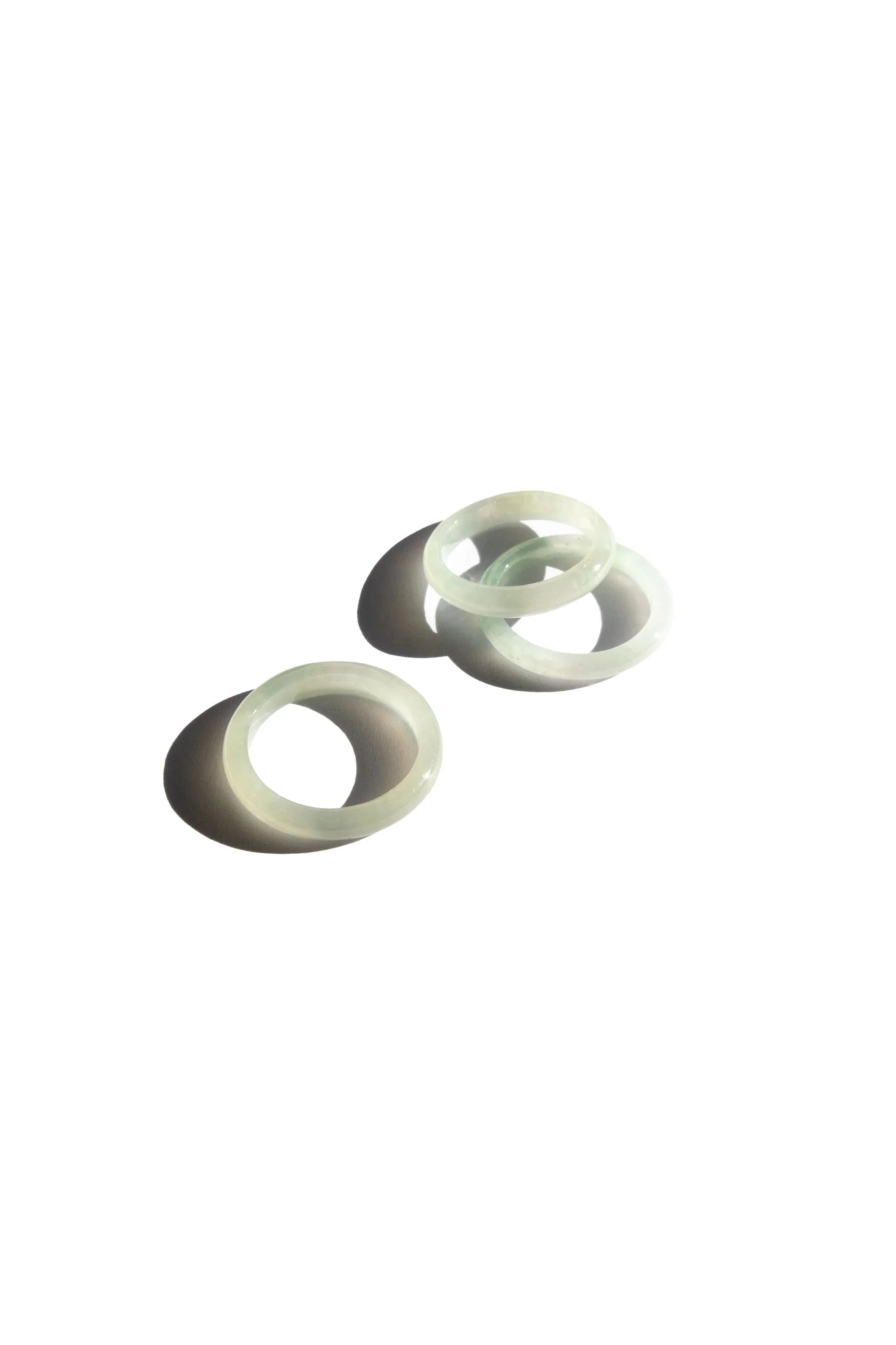 seree - Chess Skinny — Jade Ring
