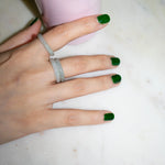 seree - Chess Skinny — Jade Ring