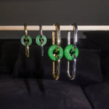 seree - Della — Convertible Link Jade Earrings