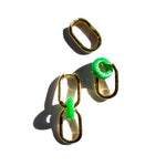 seree - Della — Convertible Link Jade Earrings