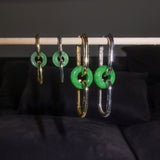 seree - Della — Convertible Link Jade Earrings