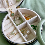 seree - Round Jewelry Travel Case