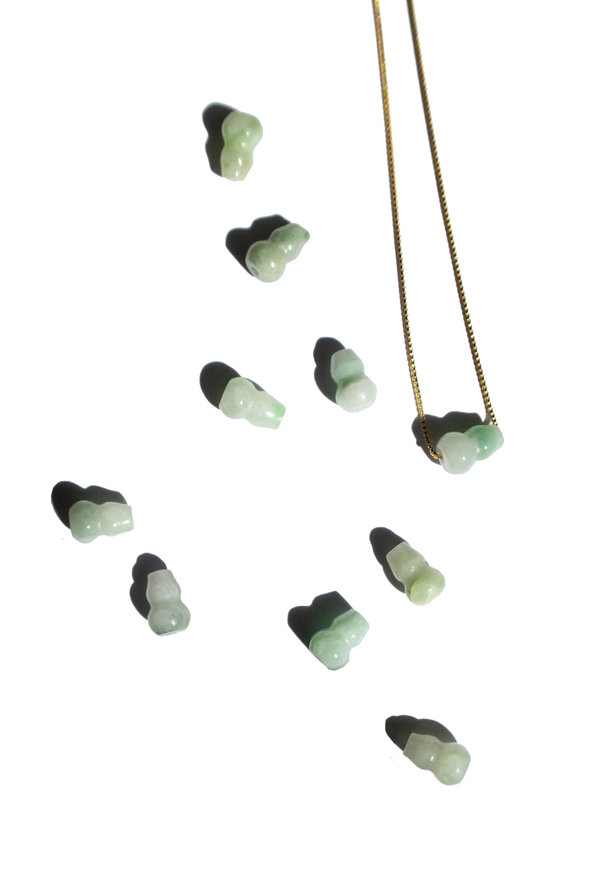 seree - Mini Bottle — Jade Pendant Necklace