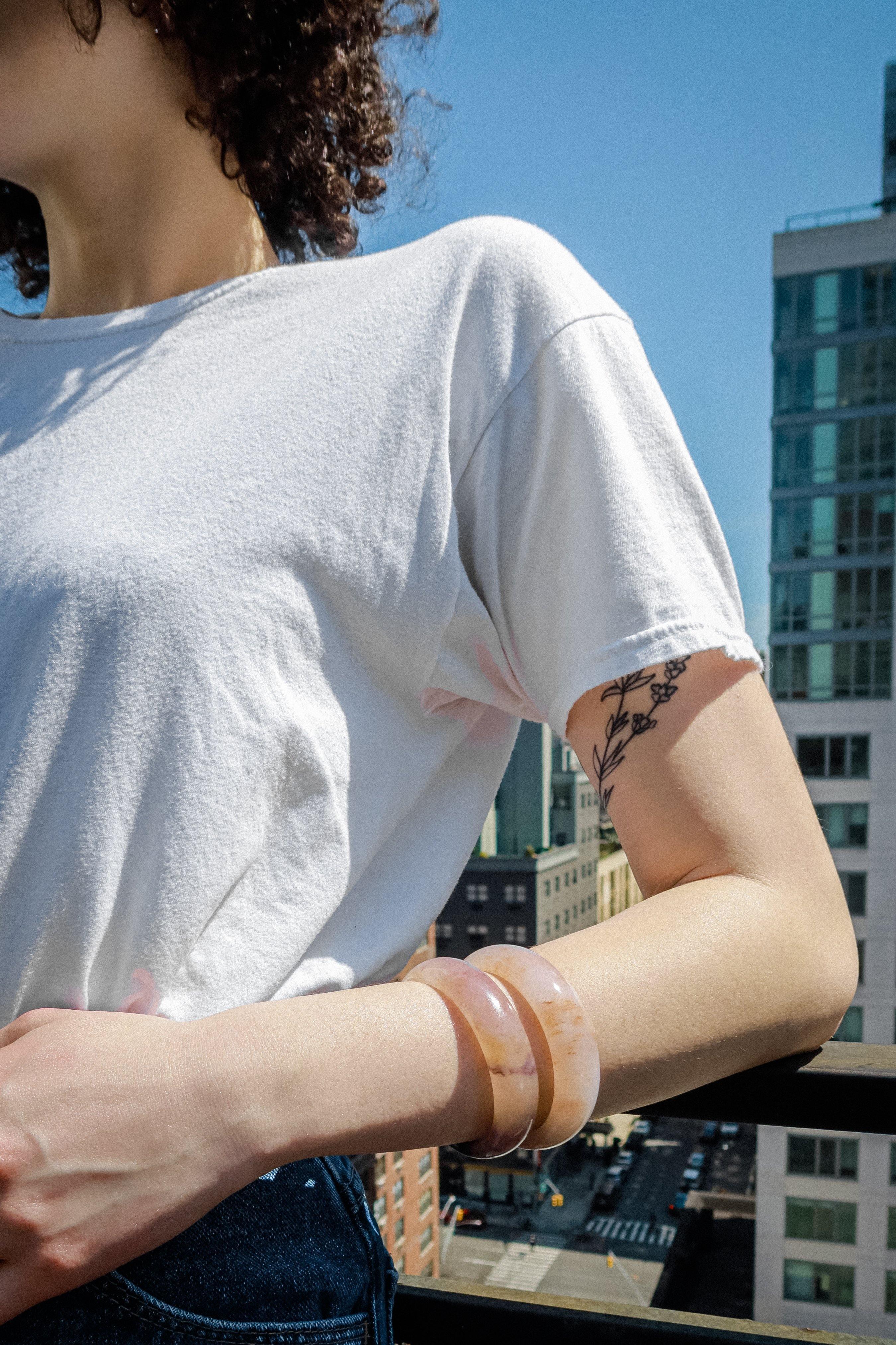 seree - Playground — Marble Jade Stone Bangle