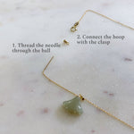 seree - Button — Jade Pendant Necklace
