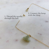seree - Button — Jade Pendant Necklace