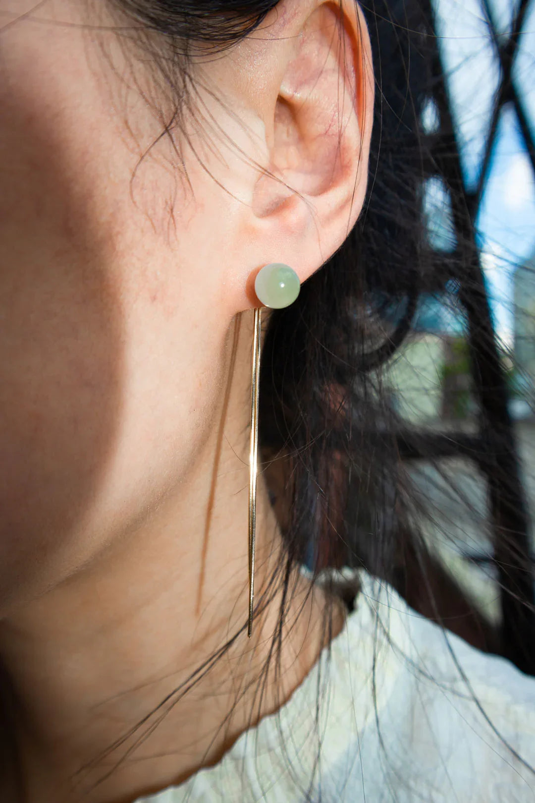 seree - Sia — Jade Drop Earrings