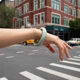 seree - Tennis — Opaque Green Jade Stone Bangle