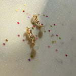 seree - Twinkle — Moon and Star Drop Earrings